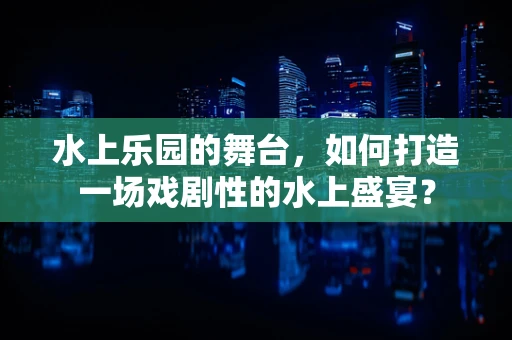 水上乐园的舞台，如何打造一场戏剧性的水上盛宴？