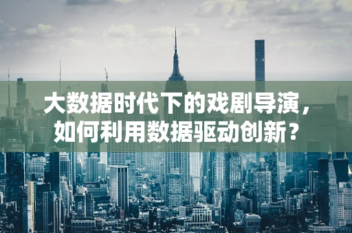 大数据时代下的戏剧导演，如何利用数据驱动创新？