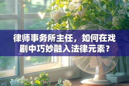 律师事务所主任，如何在戏剧中巧妙融入法律元素？