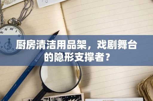 厨房清洁用品架，戏剧舞台的隐形支撑者？