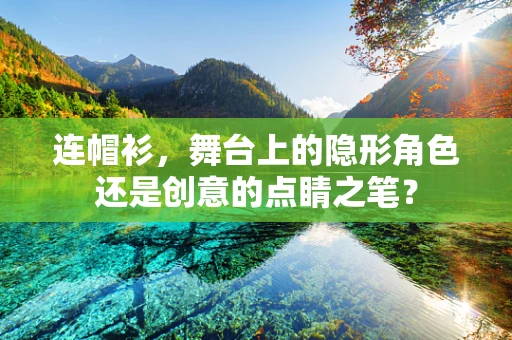 连帽衫，舞台上的隐形角色还是创意的点睛之笔？